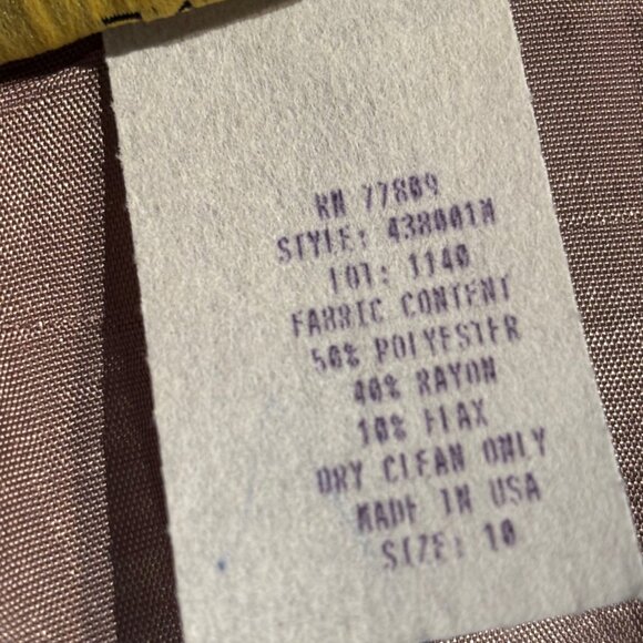 Toni Garment for CC Magic vintage 90s 2 piece Hawaiian skirt blazer suit sz 10 - Picture 10 of 13